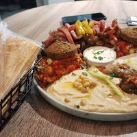 Vegan Mezze for 2 people at Ali's Lebanese Incredible Sandwiches in The Hague