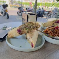 Incredible vegan  at Ali's Lebanese Incredible Sandwiches in The Hague