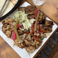 Eggplant and cauliflower dish at Ali's Lebanese Incredible Sandwiches in The Hague