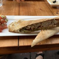Eggplant and cauliflower Sandwich  at Ali's Lebanese Incredible Sandwiches in The Hague