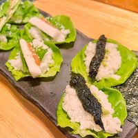 Vegan temaki at Gonpachi - Harajuku in Tokyo