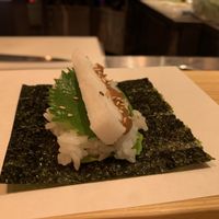 Nagaimo with plum pickles  at Gonpachi - Harajuku in Tokyo