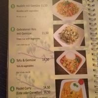 First three things are vegan at Pho Mai in Zurich