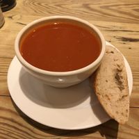 Domates çorbası at Le Pain Quotidien in Istanbul