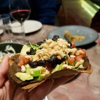 Avocado Tostada at Rosalinda in Toronto