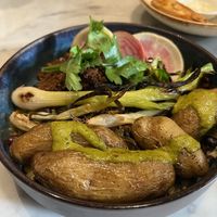 Chimichurri bowl. Not enough of the tasty sauce.   at Rosalinda in Toronto