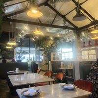 Lovely airy interior  at Rosalinda in Toronto