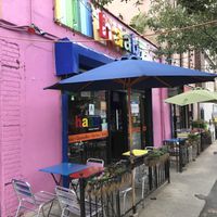Outdoor seating  at Haab - Park Williamsburg in Brooklyn