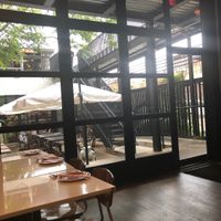 Out door sitting  at Maketto in Washington