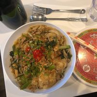 Wok fried noodles with mushroom sauce at Maketto in Washington