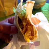 spicy potato soft taco at Taco Bell in Gilroy