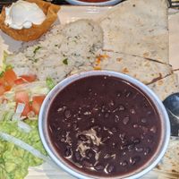 Black bean quesadilla. at Mayan Kitchen in Chattanooga