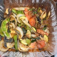 Veggie fajita main part (should def be bigger)  at Mayan Kitchen in Chattanooga