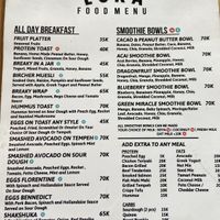 Breakfast menu  at LOKA in Kuta