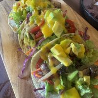 Mushroom tacos  at LOKA in Kuta