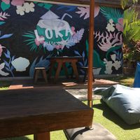 Cool bar area at LOKA in Kuta