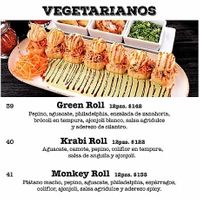 Can veganize this rolls (Krabi took is vegan) at Sushi Factory in La Paz