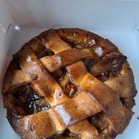 Apple pie at Succulente Patisserie Végétale in Brussels