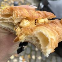 Croissant VSF 2025 caramel pop corn  at Succulente Patisserie Végétale in Brussels