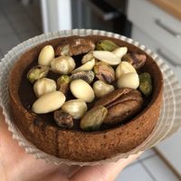 Tartelette au chocolat  at Succulente Patisserie Végétale in Brussels