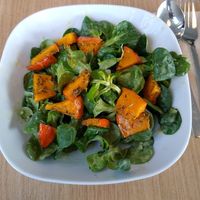 Feldsalat mit Kürbissen at Alge in Heidelberg