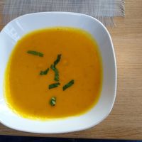 Kürbissuppe at Alge in Heidelberg