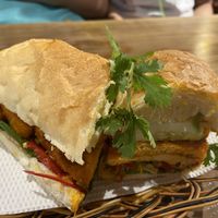 Tofu banh mi at My Banh Mi in Ho Chi Minh City