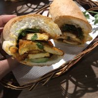 Tofu banh mi at My Banh Mi in Ho Chi Minh City