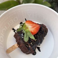 Vegan magnum  at Let's Be in Tamraght