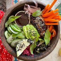 Asian inspired Bowl  at Let's Be in Tamraght