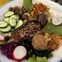 Korean bowl (had to remove the egg)   at Let's Be in Tamraght