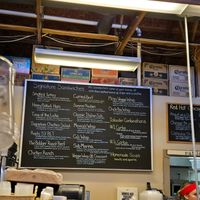 Core sandwich menu at Rudder's Cafe in Port Clinton