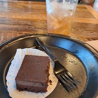 Chocolate Torte Bar at Rudder's Cafe in Port Clinton