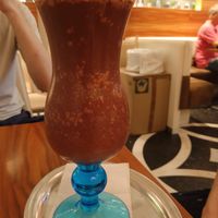 Vegan chocolate milkshake. at Eiscafe Puro in Heidelberg