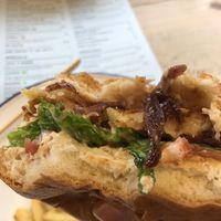 Chilli burger  at Wicked Vegan in South West London