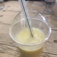 Sunshine smoothie  at Wicked Vegan in South West London