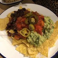 Nachos at Wicked Vegan in South West London