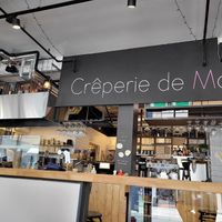 Counter at Creperie de Mari in Oslo