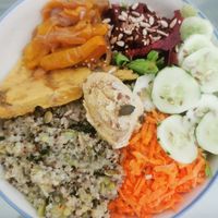 Vegan bowl at Vegan e Veg in Messina
