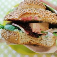 Brioche gourmet at Vegan e Veg in Messina