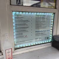 separate vegan menu (july 2025)  at Akureyri Hot Dog Stand in Akureyri