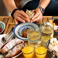 Heerlijk vegan ontbijt at Vegan B&B Valkenbos in The Hague