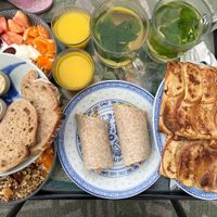 Breakfast   at Vegan B&B Valkenbos in The Hague