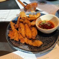 Vegan ‘squid’ a few gone here too - really nice  at Wagamama in Liverpool