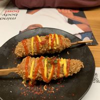 Korean dogs  at Wagamama in Liverpool