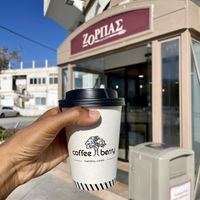Warm drink  at Zorbas Bakery in Paphos