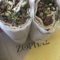 Seitan gyro pitta  at Zorbas Bakery in Paphos