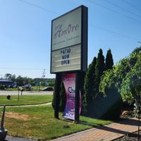 Outside signage at Amore in Grand Rapids