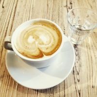 Vegan cappuccino  at Contrà del Sole in Bassano Del Grappa