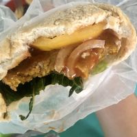 Punjabi Burger - P65 (my favorite)  at The Good Clean Cart in Quezon City